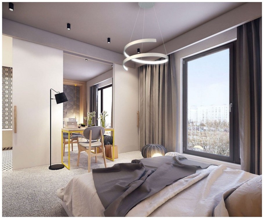 Небольшая уютная спальня