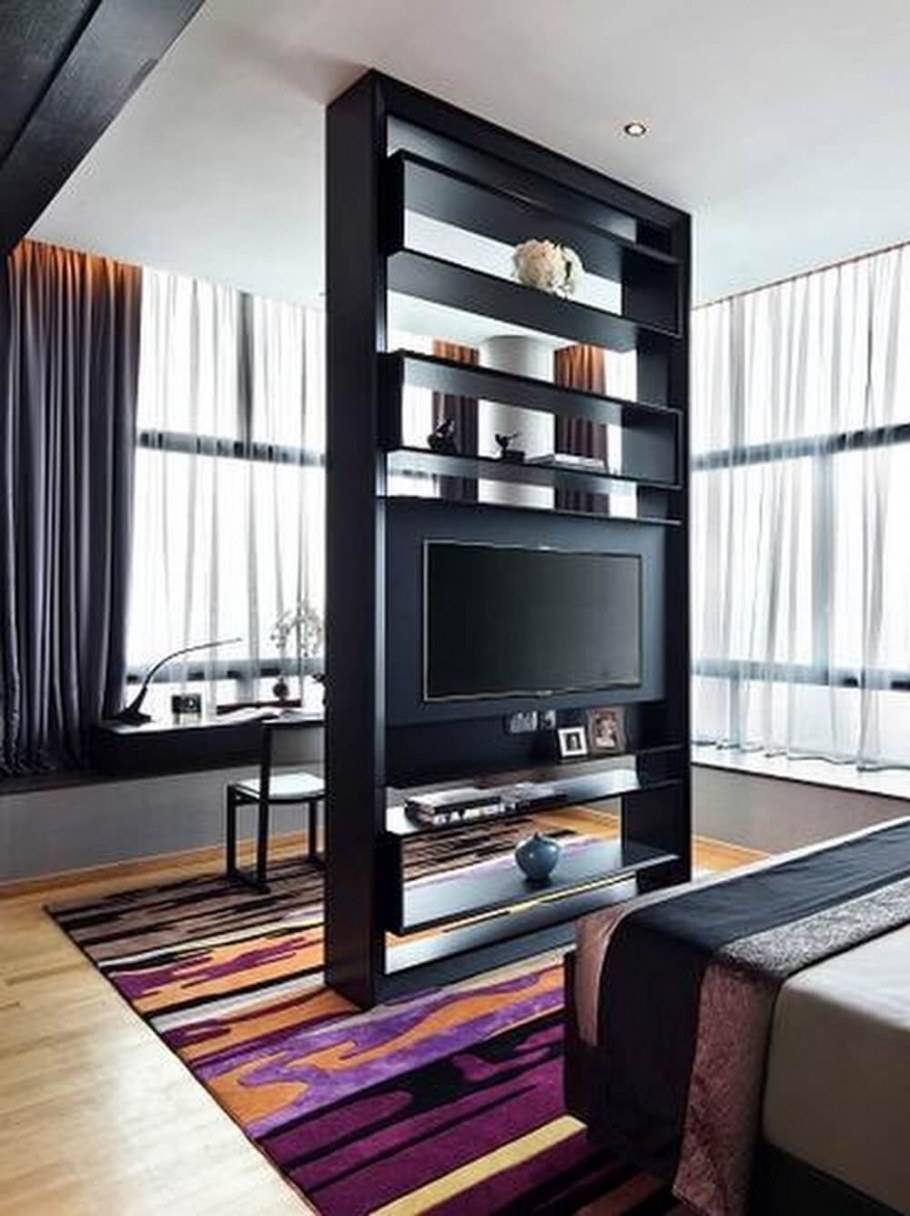 Интерьер комнаты с телевизором