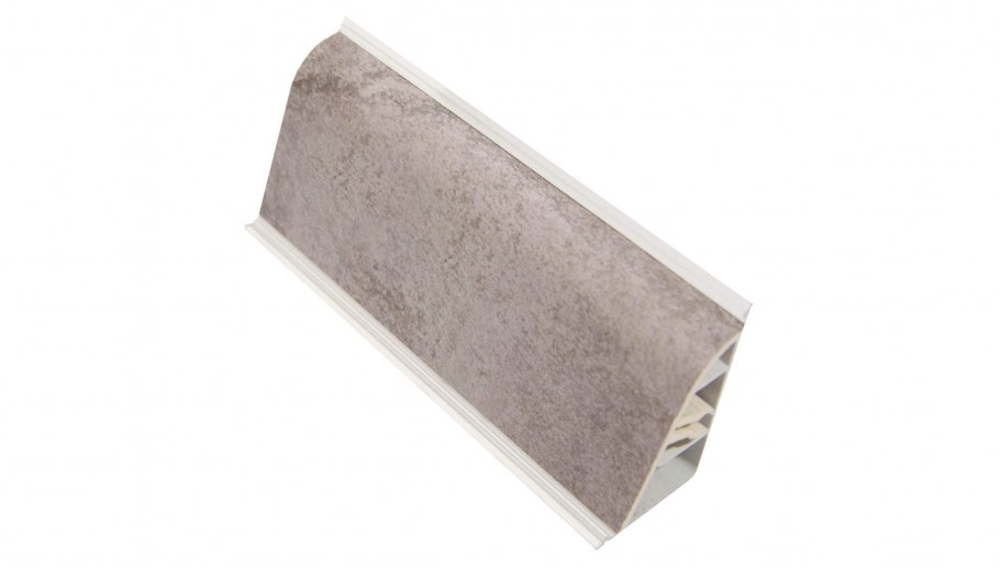 1303 Плинтус для столешницы ар740 белая Искра 37*24*3000 (ф-ра 1110)