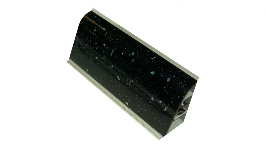 Плинтус кухонный черная Искра