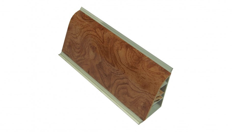 Пристеночный бортик (плинтус) f202 st15 черный мрамор 4200 мм Rehau