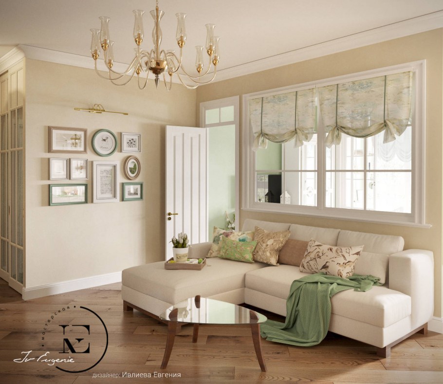 Гостиная Прованс светлая