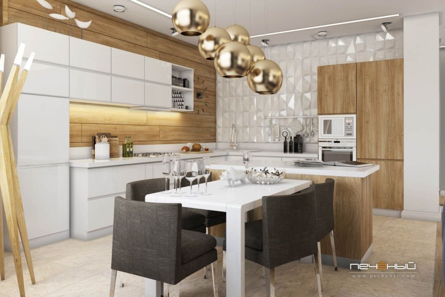 Интерьер таунхауса 100 кв.м