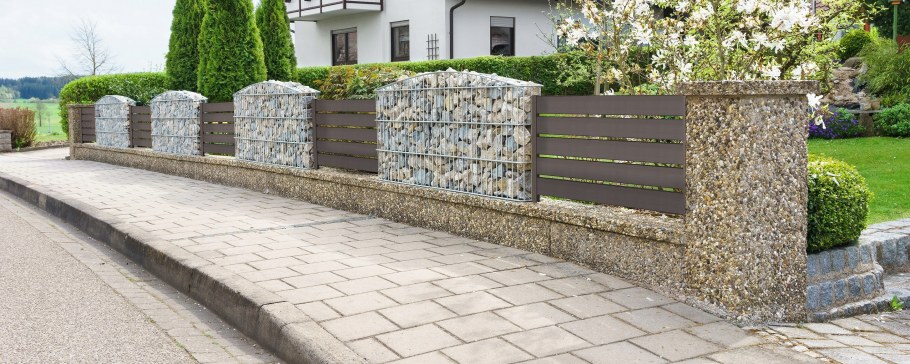 Эрклез в габионах