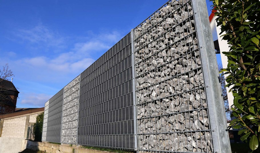 Габионы в архитектуре