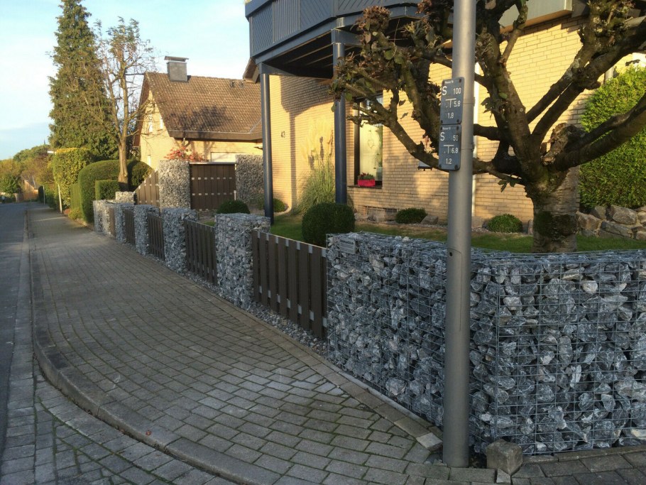 Габионы с эрклезом цвета