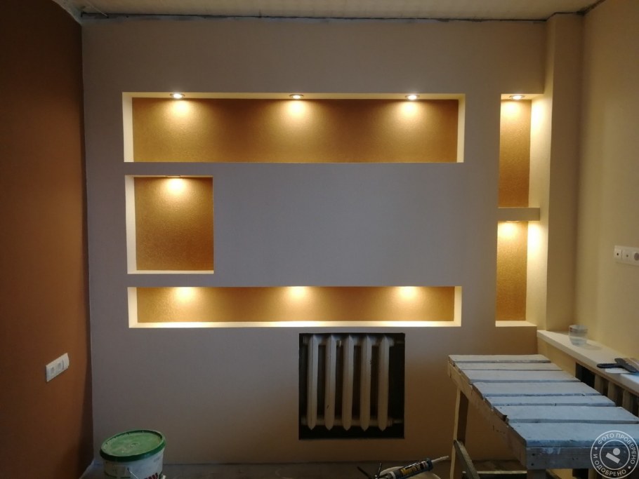 Декоративные перегородки из гипсокартона