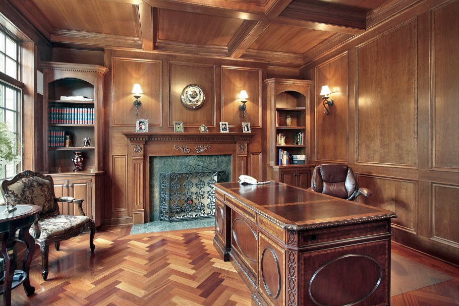 Массивная доска в интерьере