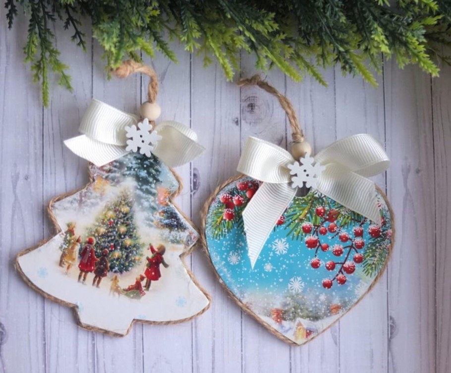 Рукодельные новогодние игрушки