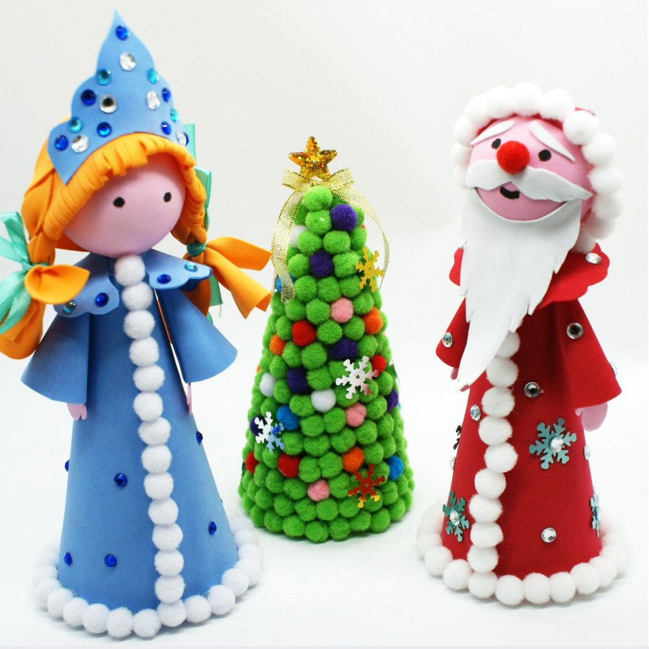 Деревянные игрушки на елку