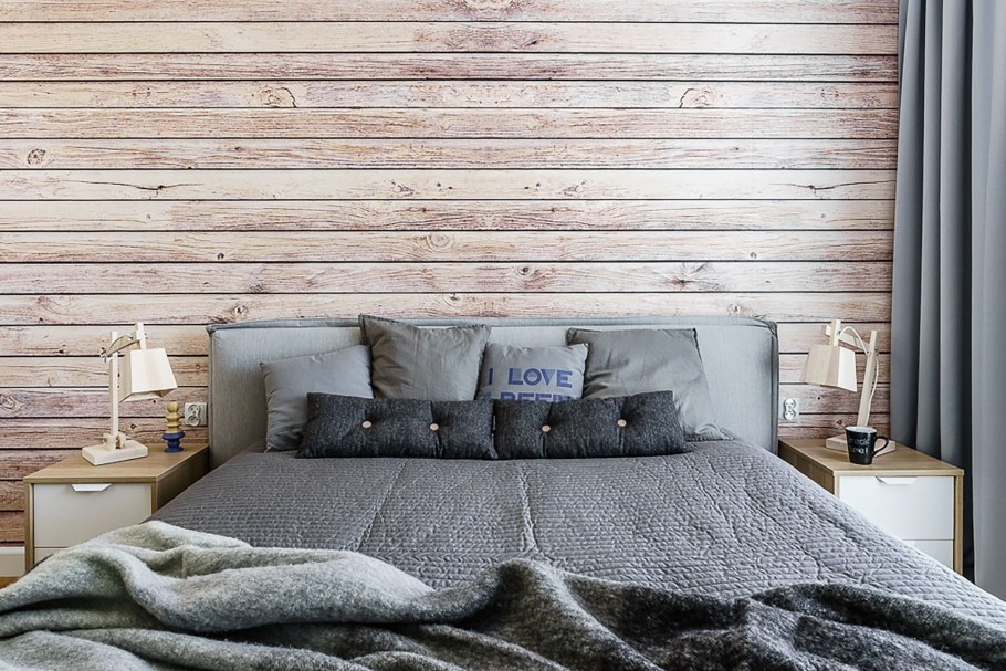 Отделка стен деревянными досками