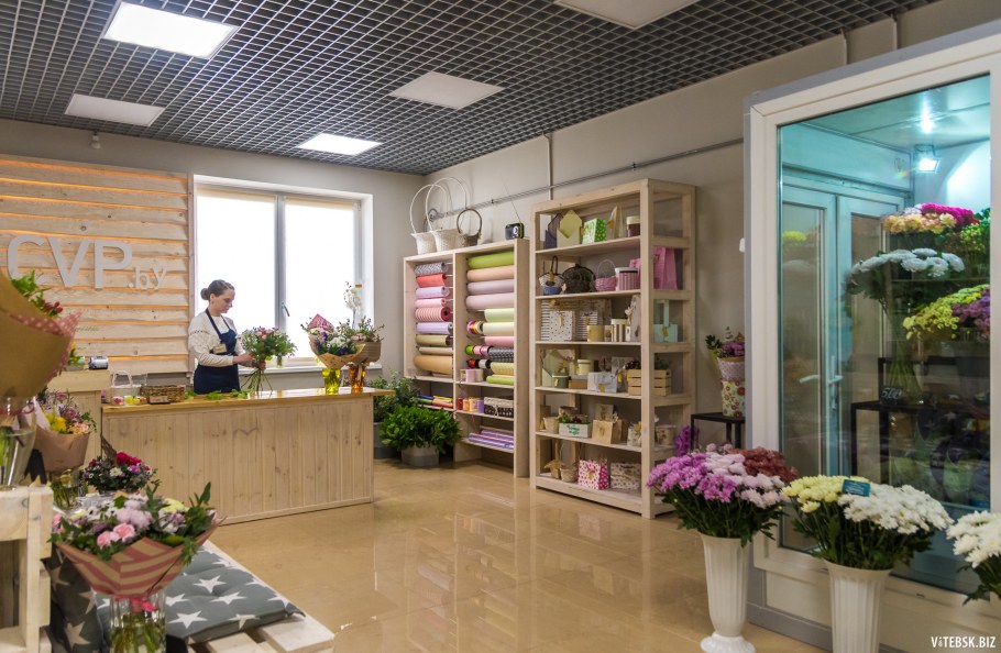 Интерьер цветочного салона