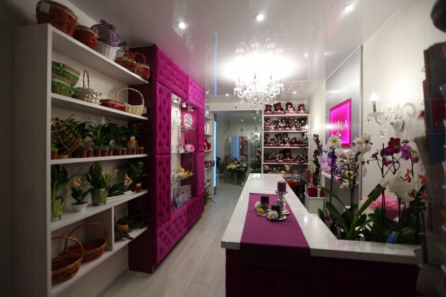 Интерьер цветочного салона