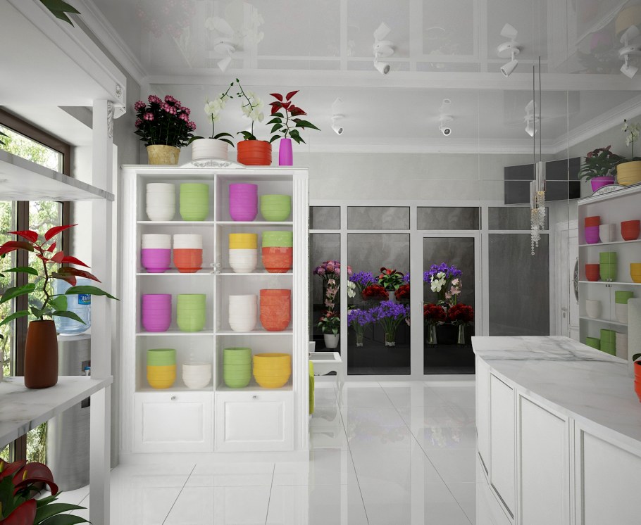 Мебель для цветочного магазина