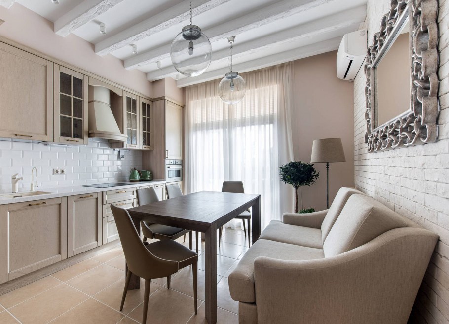 Кухня 8кв м Неоклассика