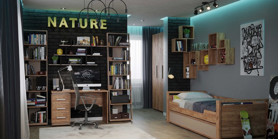 Стиль кровать лайм Аквилон