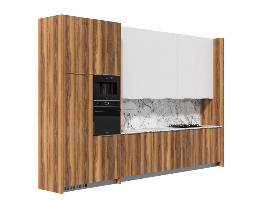 Кухня Эггер бетон Чикаго темный