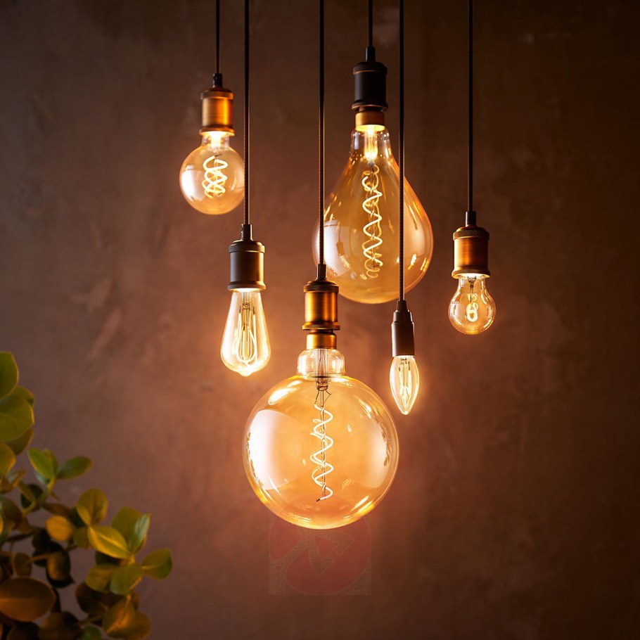 Philips Gold deco ретро лампа Эдисона