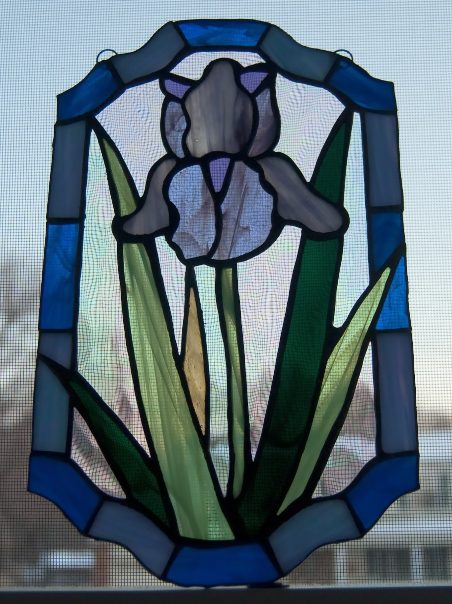 Врубель витраж Ирис