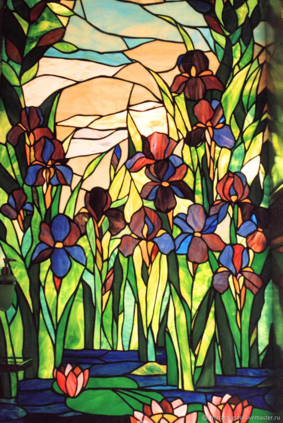 Витражи Тиффани полевые цветы