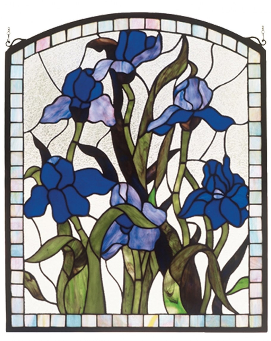 Витраж Модерн цветы