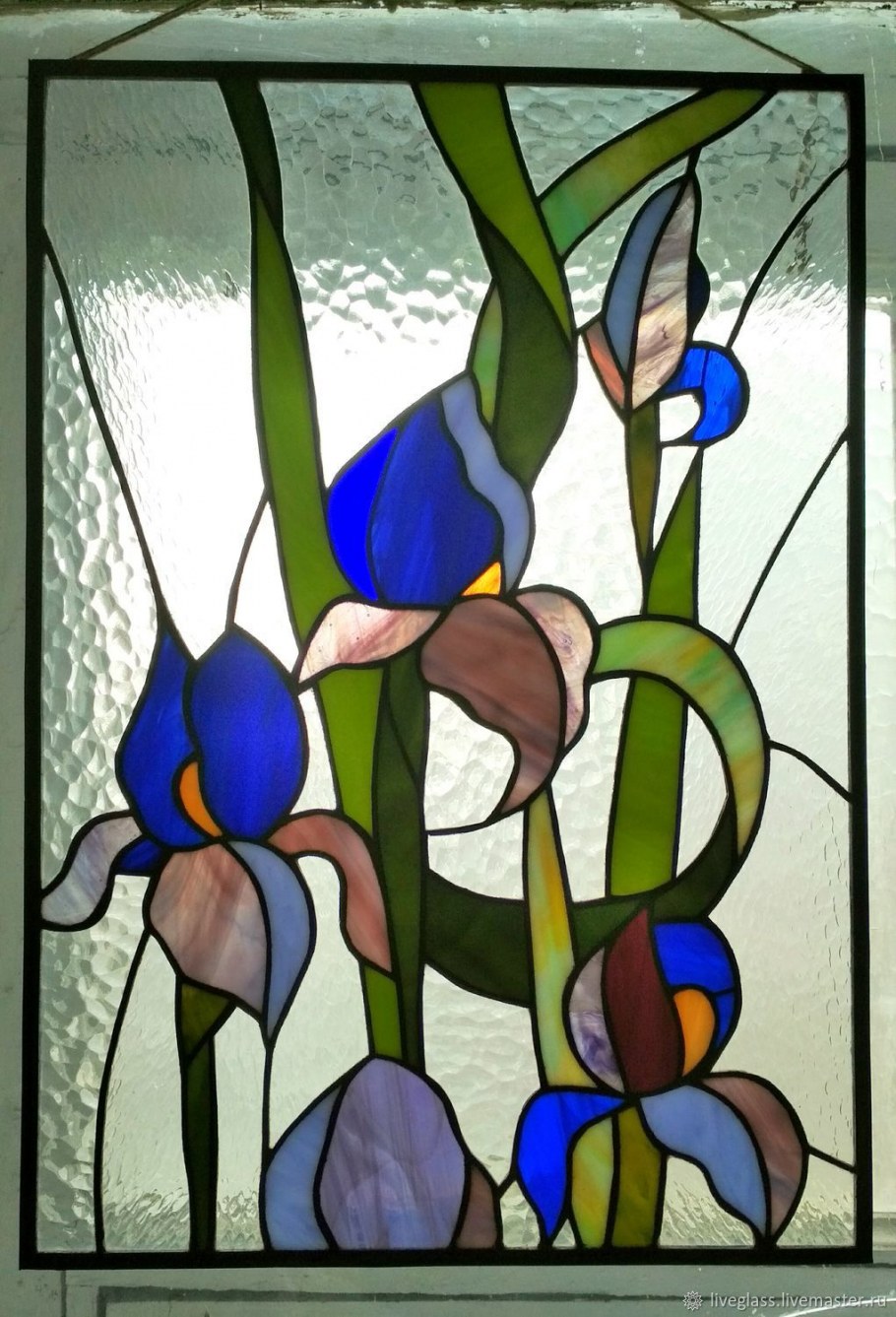 Ирисы акварель Врубель