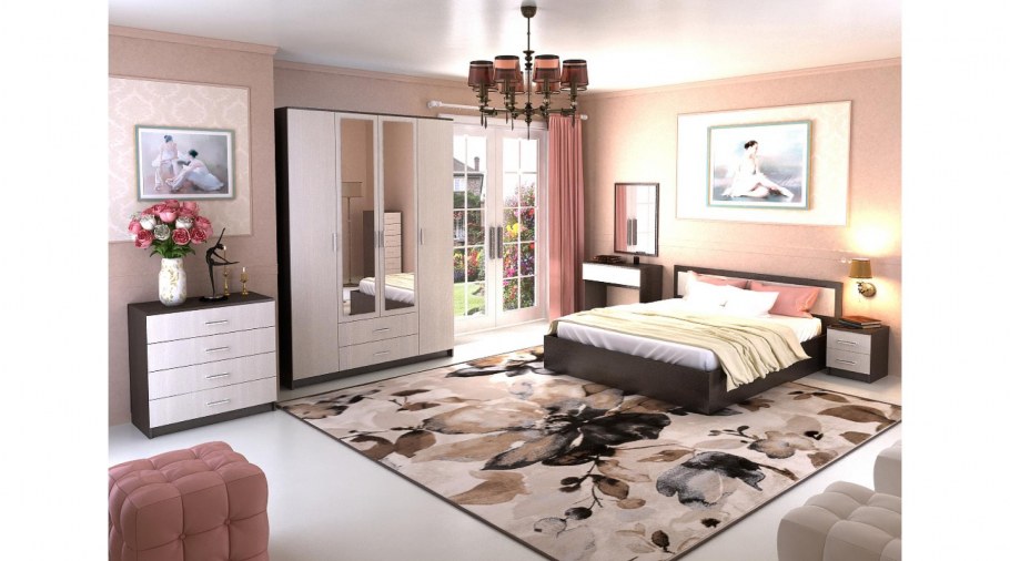 Спальный гарнитур Фиеста (БТС)