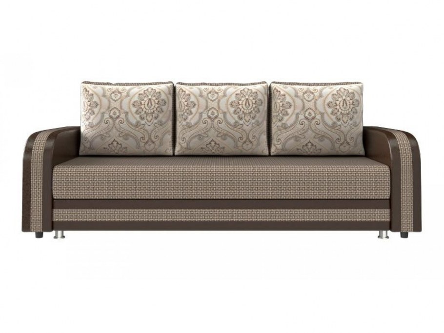 Темно коричневый диван