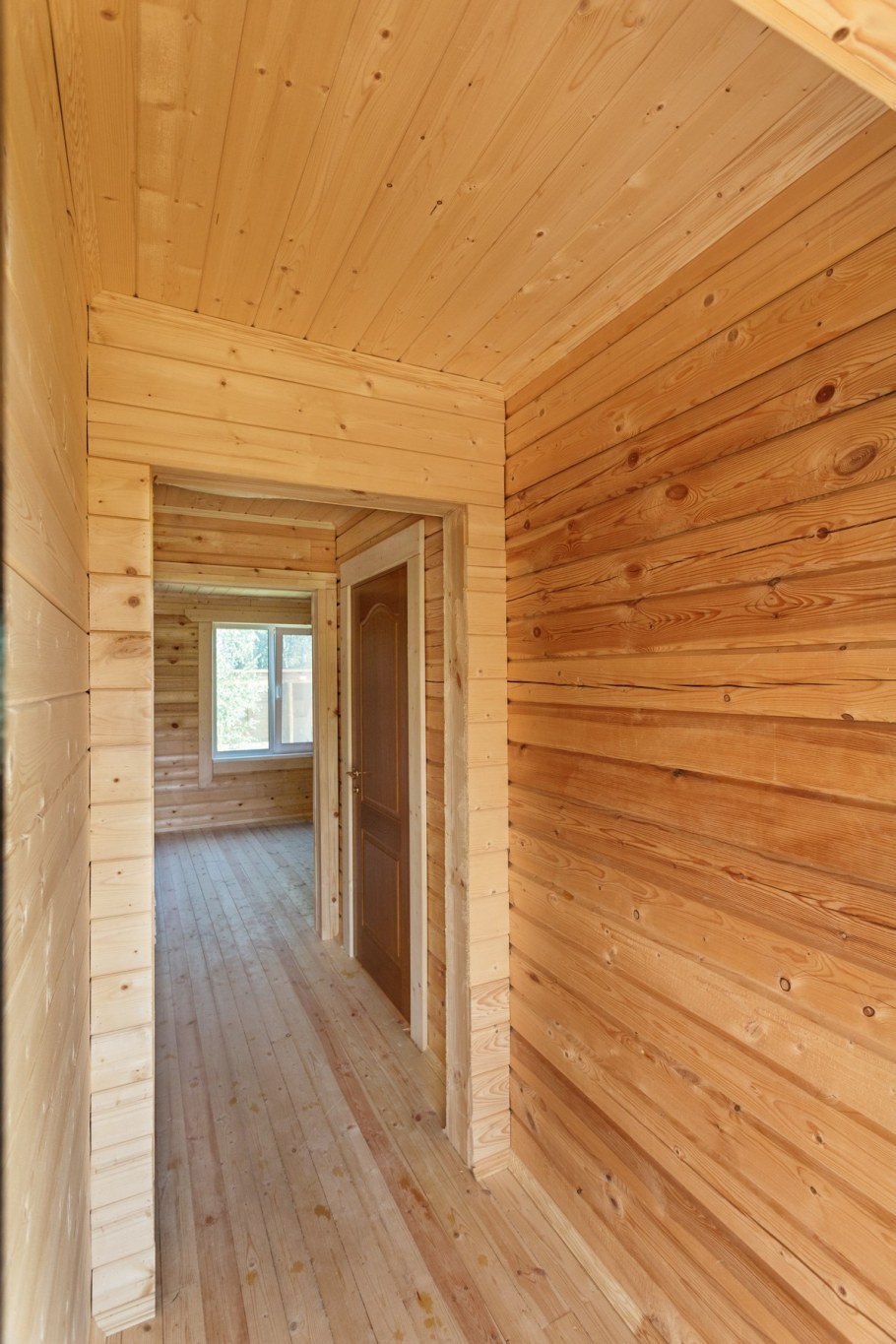 Отделка дома из бруса