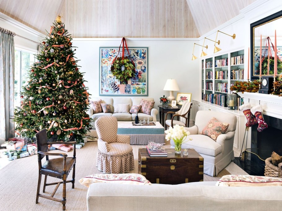 Новогоднее украшение интерьера