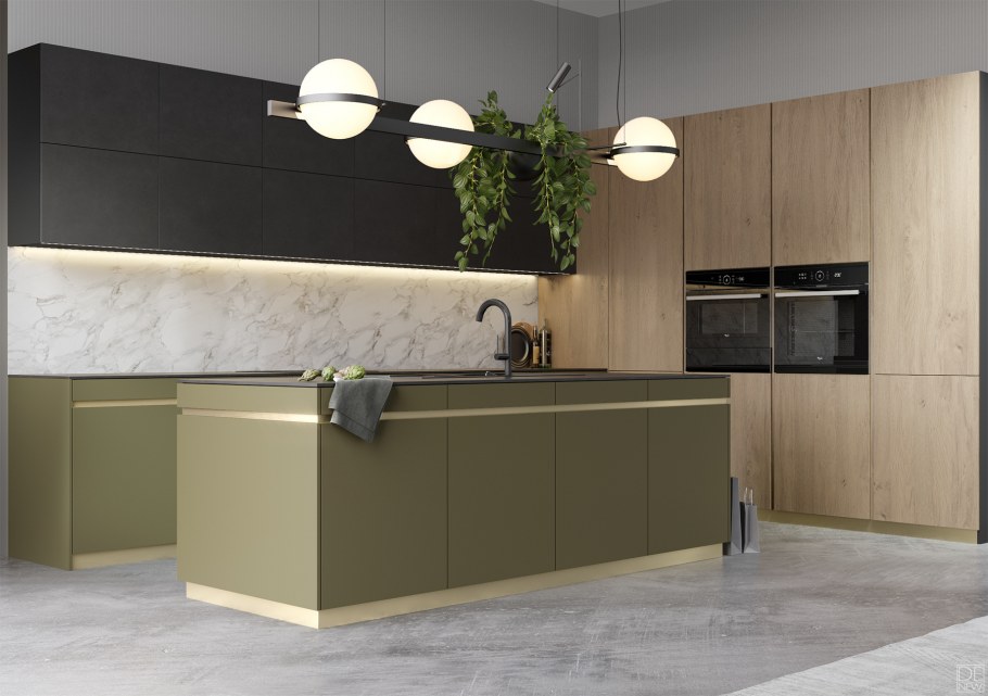 Гарнитур Роял Вуд Прованс зеленый