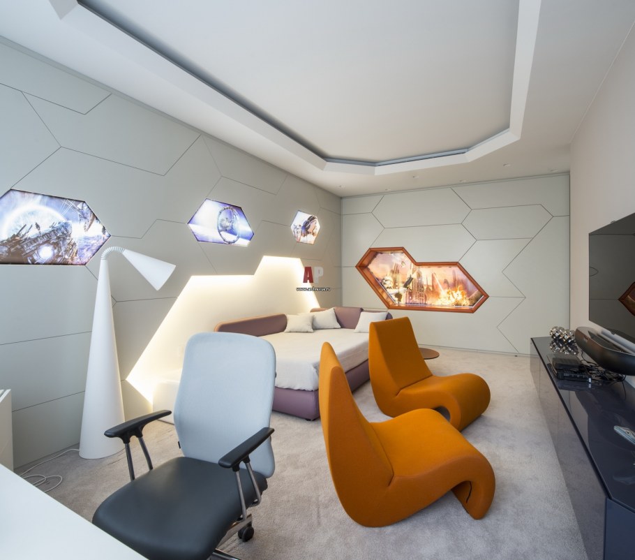 Интерьер в стиле футуризм