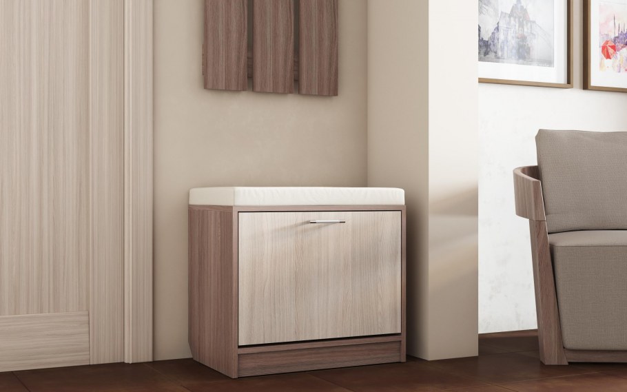 Обувница 3 ясень шимо светлый