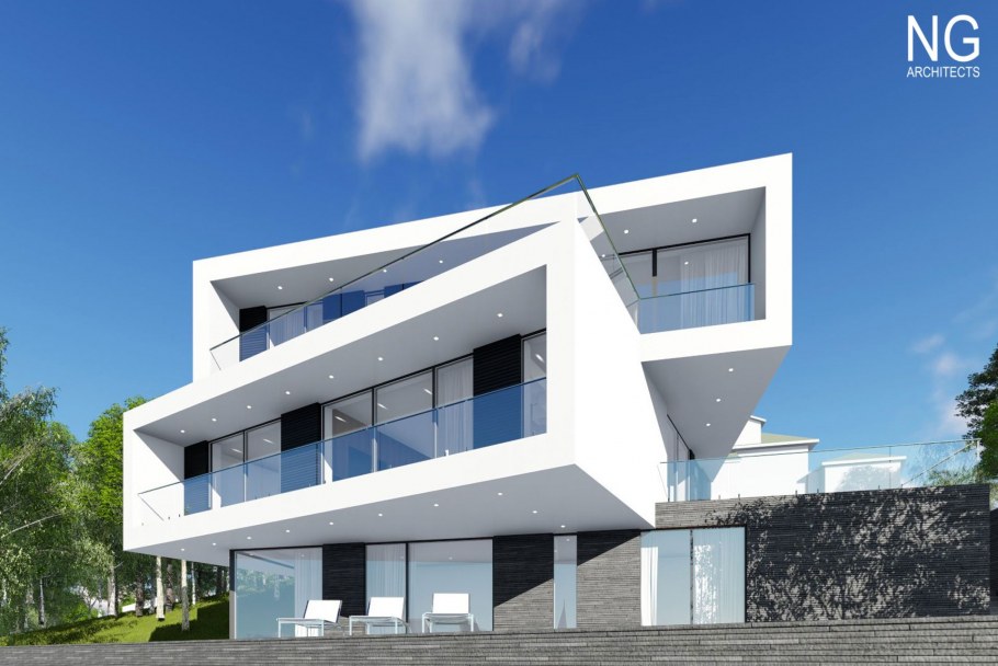 Здания в стиле кубизм