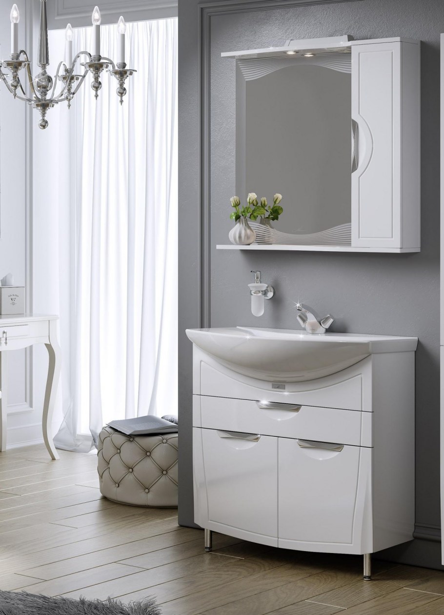 Зеркало-шкаф Alavann Monaco 80