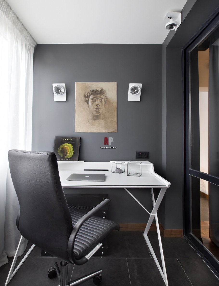 Интерьер кабинета в квартире