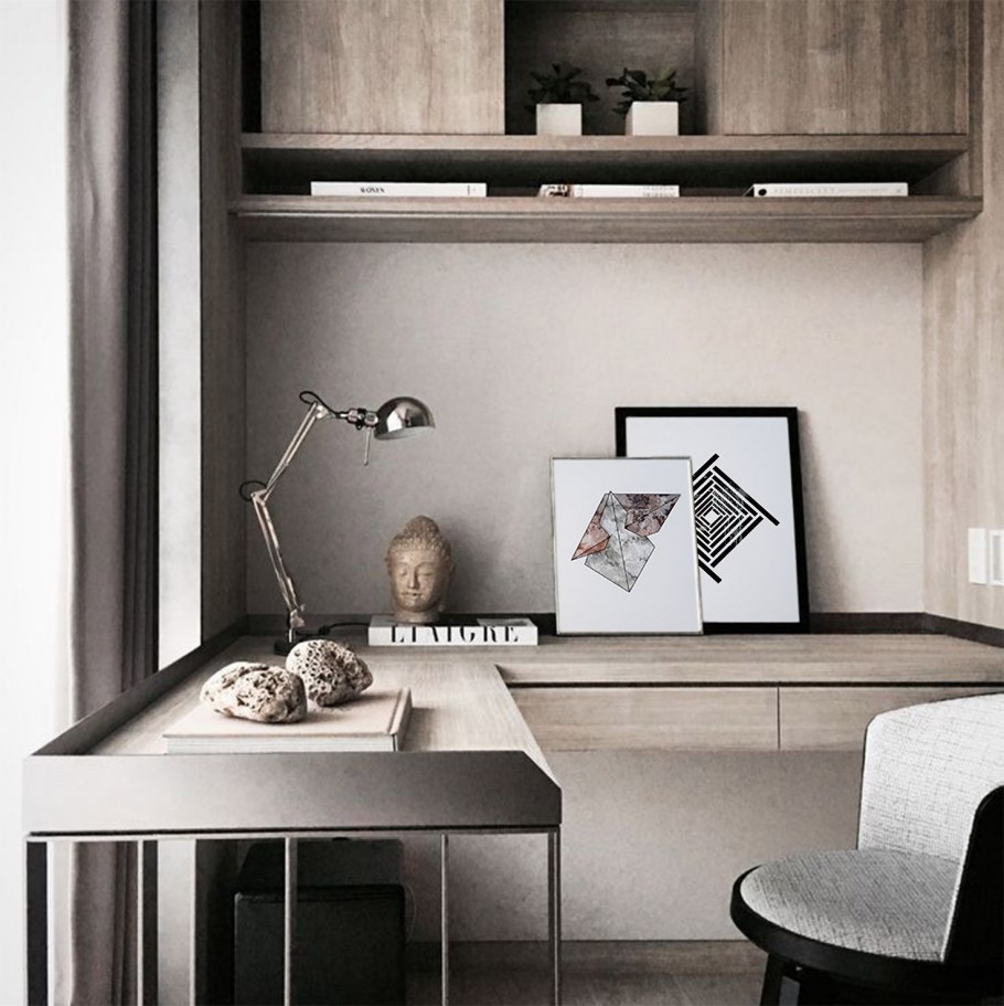 Рабочее место в стиле Минимализм