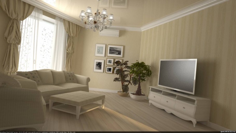 Обои для гостиной