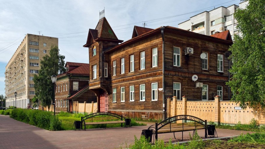Архангельск центр деревяшки