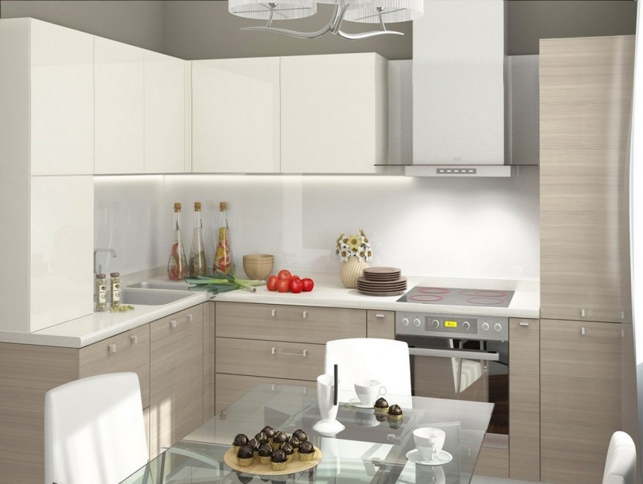 Кухни в классическом стиле в светлых тонах