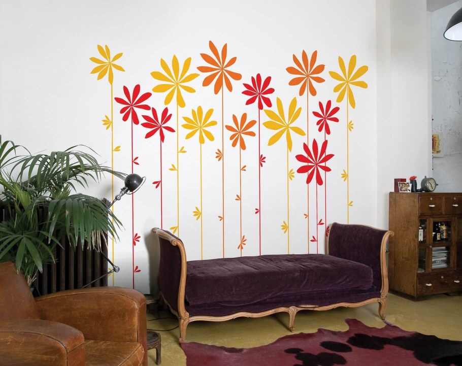 Декор из самоклейки