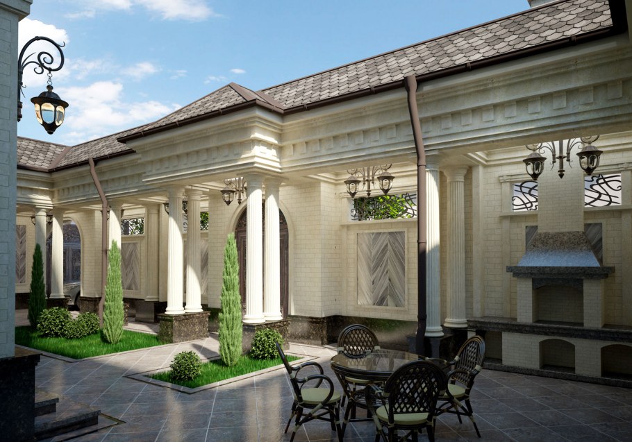 Дом для узбекски стил