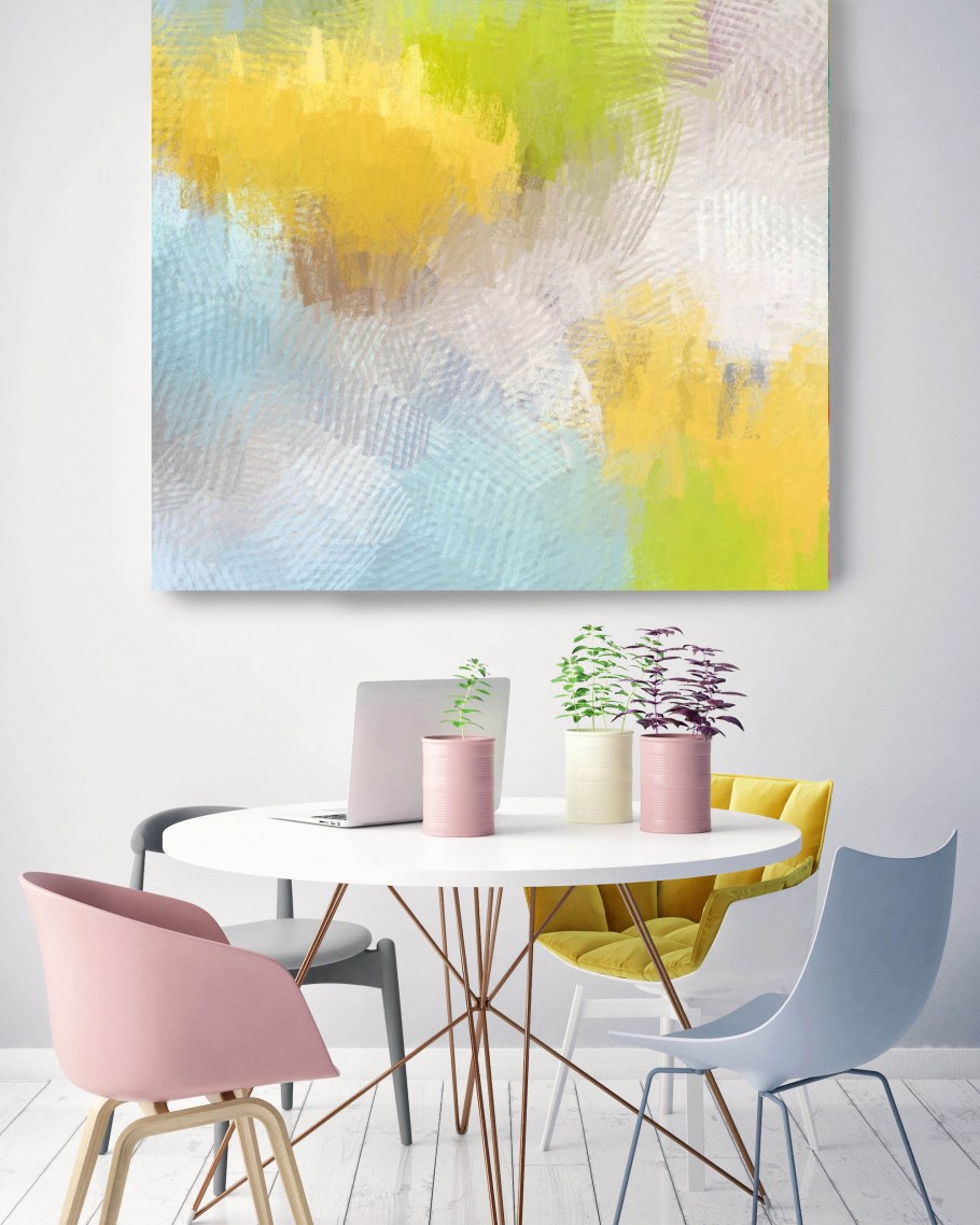 Интерьер акварелью