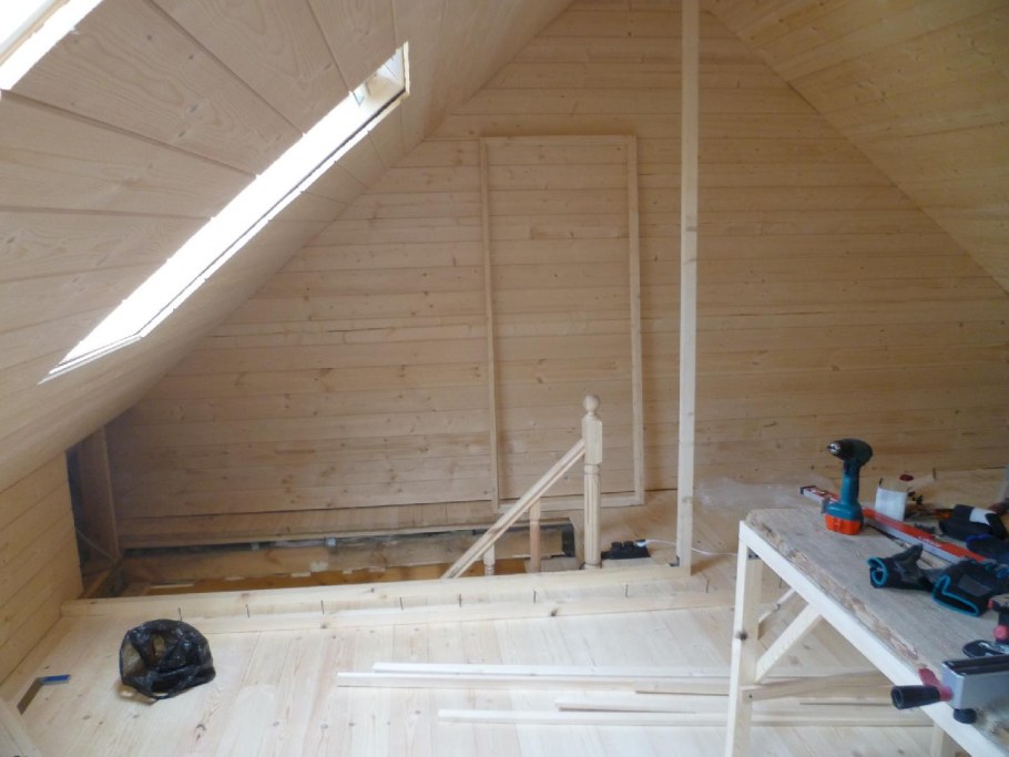 Отделка мансарды под ключ