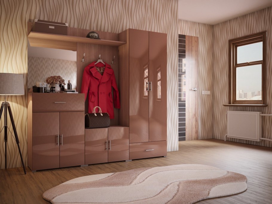 Прихожая Агава 4 (Анкор темный/Анкор светлый)