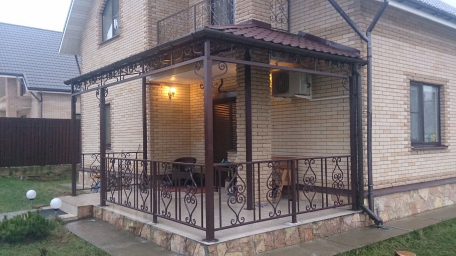 Терраса из металла