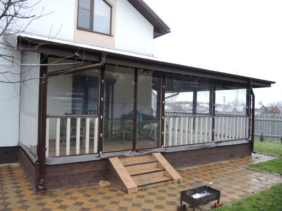 Навесы пристроенные к дому