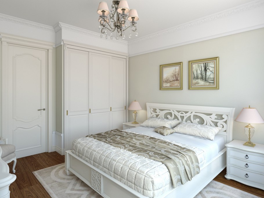 Спальный гарнитур в неоклассическом стиле