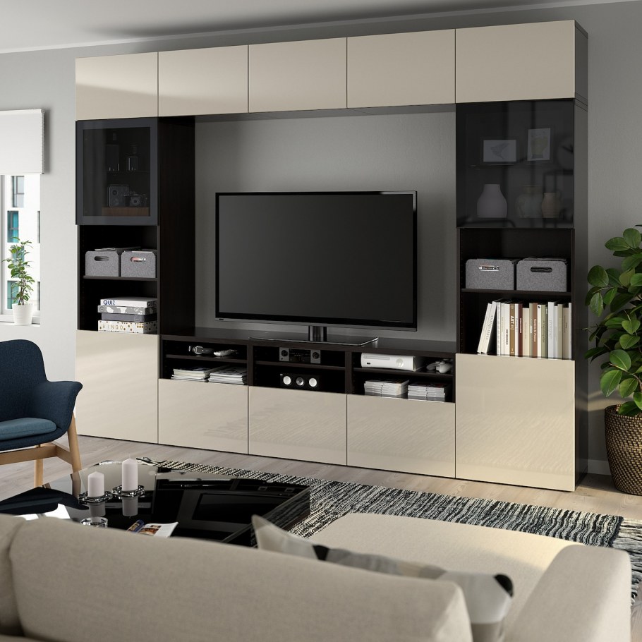 Икеа гостиная БЕСТО