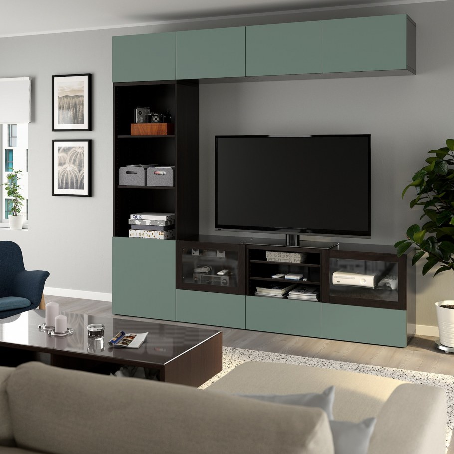 Стенка БЕСТО икеа Сельсвикен